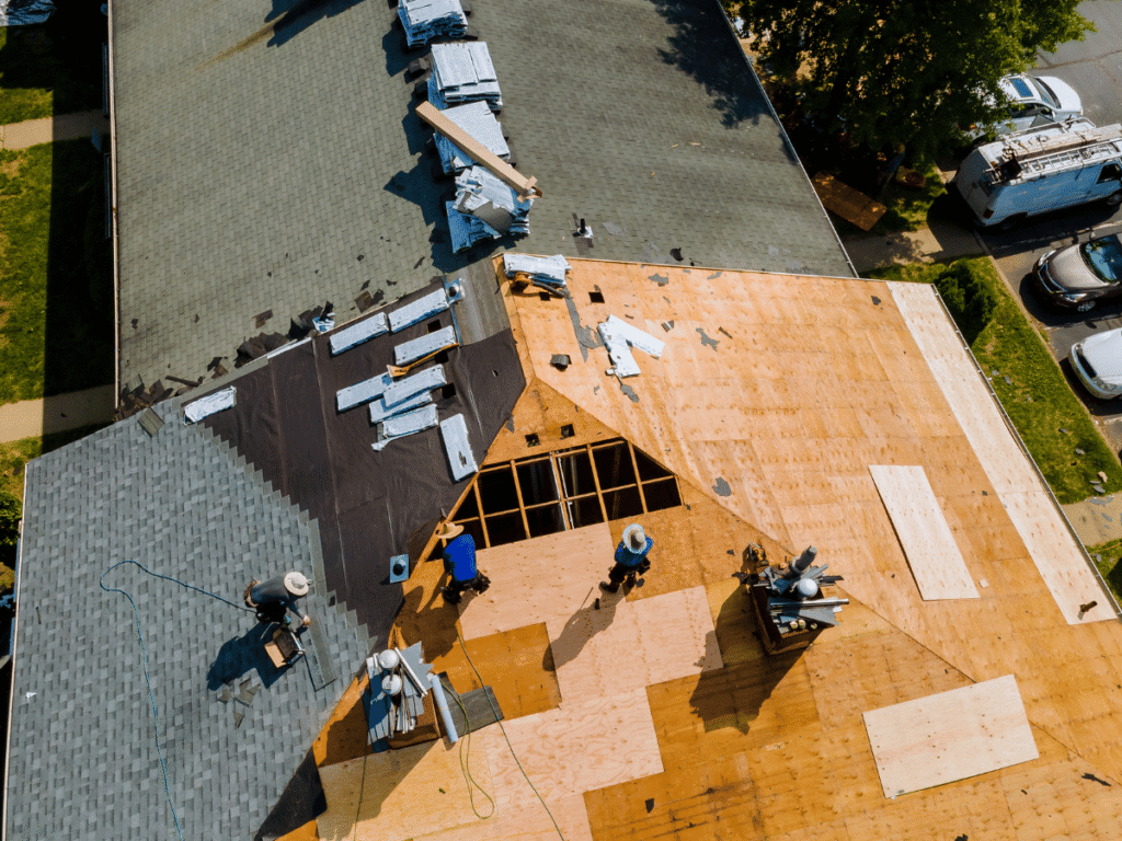 Residential roof replacement and reroofing services by Charleston Roofing in Dorchester County, SC.